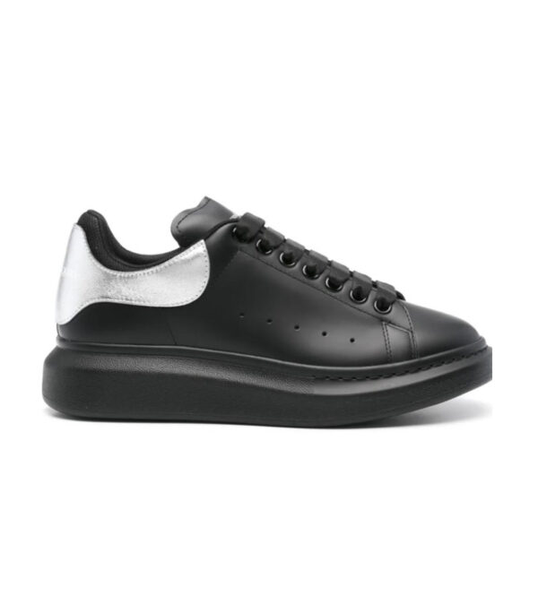McQueen New Tech Calf Black Silver