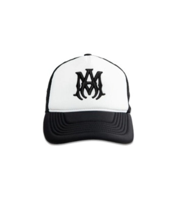 Amiri Black Amiri MA Two Tone Trucker Hat - Black